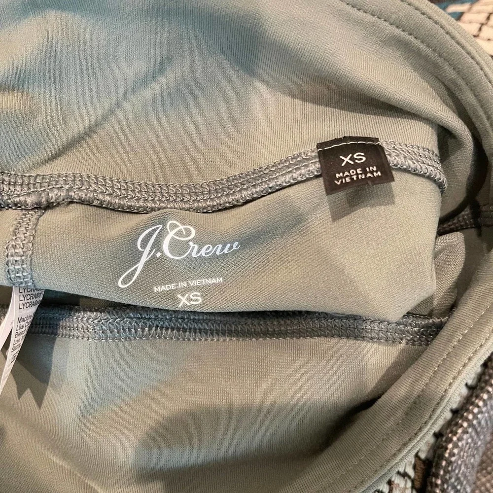 J. Crew High-Rise 7/8 Leggings Yoga Olive Green Women's Size XS
